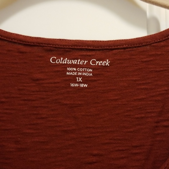 Coldwater Creek top size 1X (16W-18W) - Picture 2 of 4